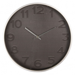 Zegar w metalowej ramie Czarny 40cm